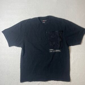 Jordan 23 Engineered Black Pocket T Shirt Mens Medium M‎ Short Sleeve Crew Neck